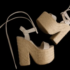 Beige Espadrille High Heel Wedge Platfrom Sandals Lace Up -Tajna Shoes 20240424 165207 Photoroom