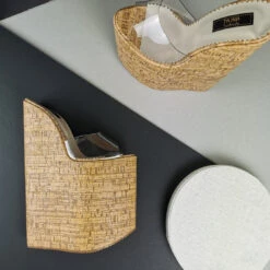 Extreme 30 Cm High Heel Wedge Cork Mules
