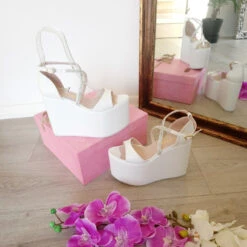Bridal Collection White Wedge Platform Sandals 12 Bridal Collection White Wedge Platform Sandals -Tajna Shoes DSC 0428