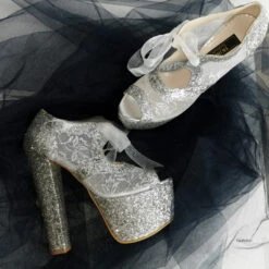 Silver Shimmer Wedding Platform 9 Silver Shimmer Wedding Platform -Tajna Shoes IMG 20190627 155324 2