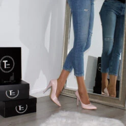 Powder Pink Pointy Toe Stiletto -Tajna Shoes IMG 9172