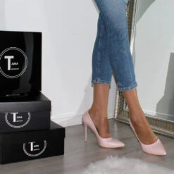 Powder Pink Pointy Toe Stiletto -Tajna Shoes IMG 9173