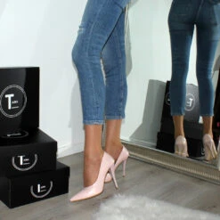 Powder Pink Pointy Toe Stiletto -Tajna Shoes IMG 9176