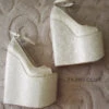 Wedding Sandals Wedge Heel Platform High Heels Shoes