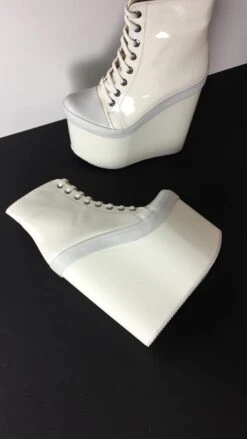 Stylish White Lace Up Ankle Wedge Booties 6 Stylish White Lace Up Ankle Wedge Booties -Tajna Shoes WhatsApp Image 2019 09 25 at 17.56.03