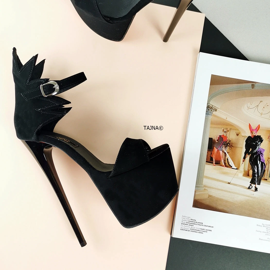 Black Suede High Heel Dahlia Sandals 1 Black Suede High Heel Dahlia Sandals