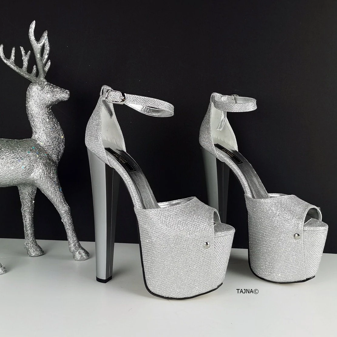 Silver Shine High Heel Shoes 3 Silver Shine High Heel Shoes - Image 3