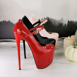Mary Jane Strap Pencil High Heels 8 Mary Jane Strap Pencil High Heels -Tajna Shoes halloween high heel shoes mary jane 1 d367d23a 9c67 4667 ac74 ce2fe13fb98c