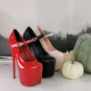 Mary Jane Strap Pencil High Heels