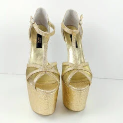Romantic T-Strap Golden Heels 18 Romantic T-Strap Golden Heels -Tajna Shoes high heel platform shoes tajna club gold colour 13