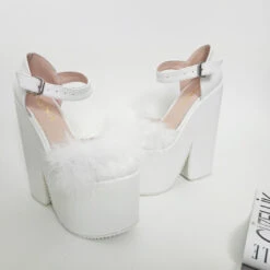 Closed Toe Fury High Heel Bridal Wedges -Tajna Shoes high heel platform shoes 2508