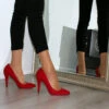 Red Suede Classic Stiletto
