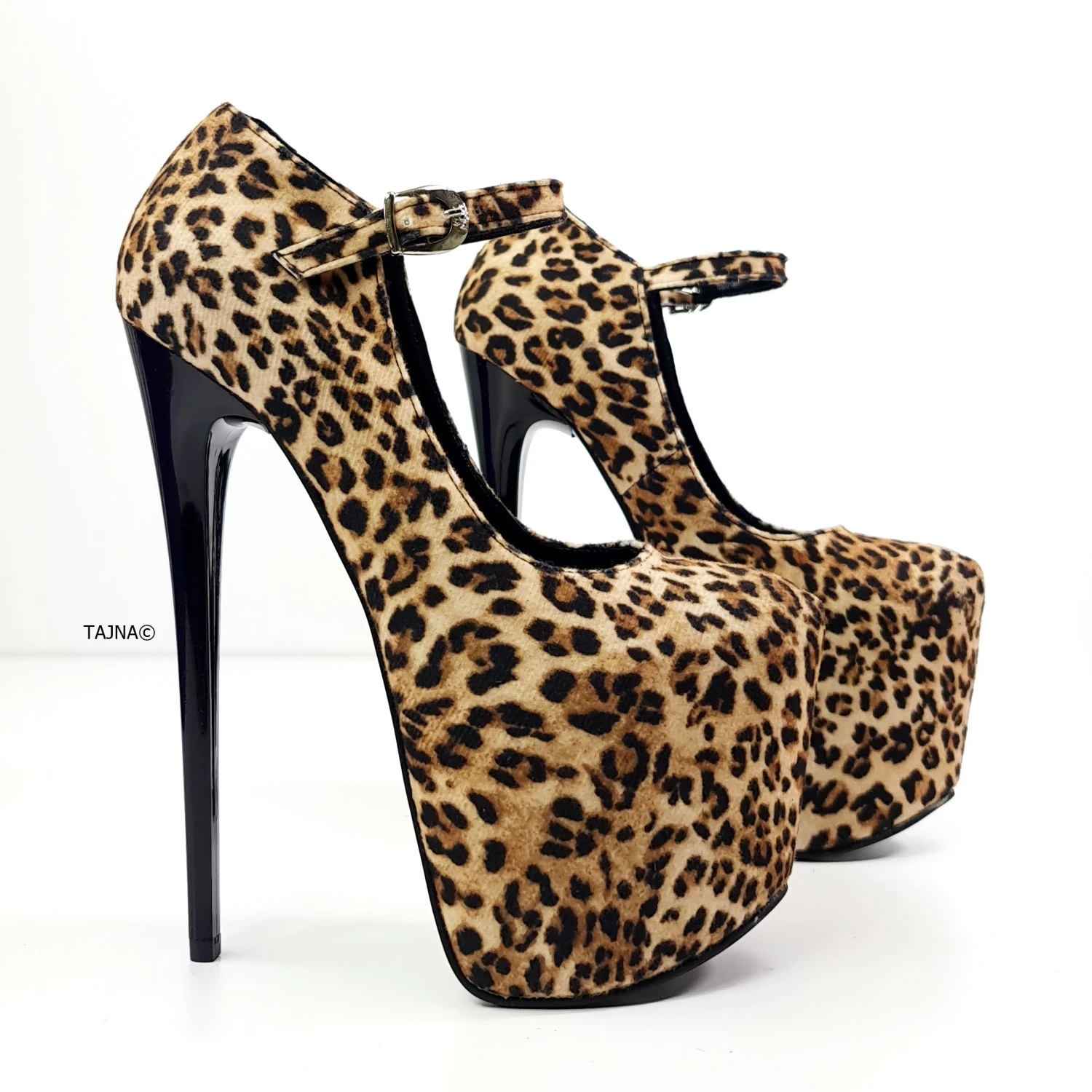 Leopard Mary Jane High Heels 1 Leopard Mary Jane High Heels