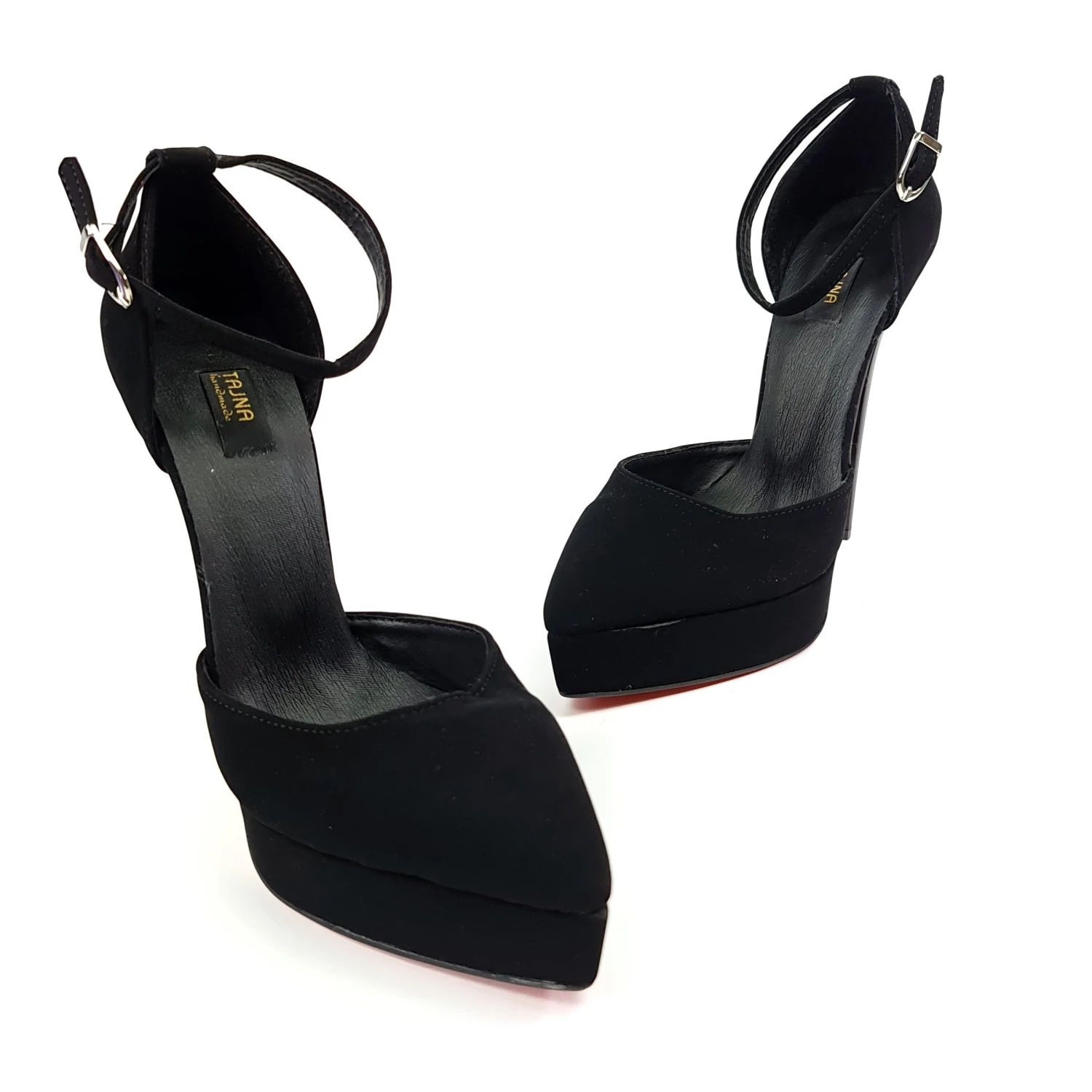 Platform Stiletto Black Suede Ankle 2 Platform Stiletto Black Suede Ankle - Image 2