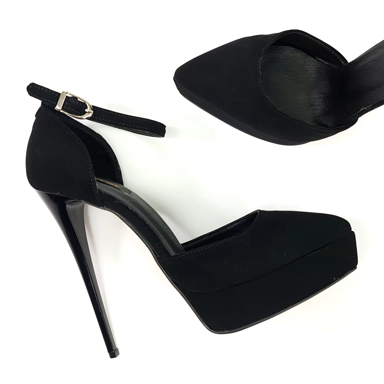 Platform Stiletto Black Suede Ankle 5 Platform Stiletto Black Suede Ankle - Image 5